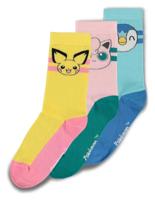 Pokémon Socks 3-Pack Crew 35-38 - thumbnail