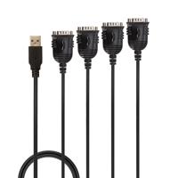 Lindy 42675 seriële kabel Zwart 0,94 m USB Type-A DB-9 - thumbnail