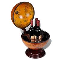 Globebar tafelmodel hout - thumbnail