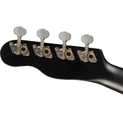 Fender California Coast Venice sopraan ukelele zwart
