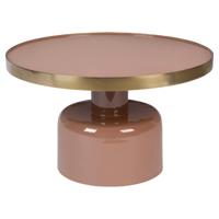 Zuiver Ronde Salontafel 'Glam' 60cm, kleur Roze - thumbnail