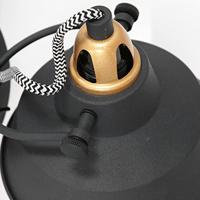 Mexlite Wandlamp nove Ø 15 cm zwart - thumbnail