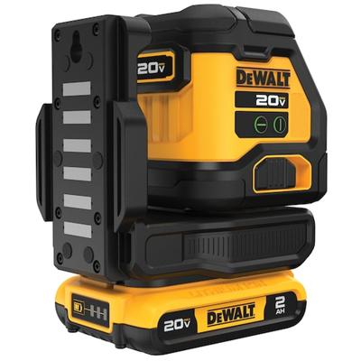 DeWALT DCLE34021D1 Accu Kruislijnlaser Groen 18V XR 2.0Ah in TSTAK - DCLE34021D1-QW - thumbnail
