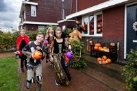 Kinderkostuum Zombie skelet - thumbnail