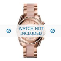 Horlogeband Michael Kors MK6349 Staal Rosé 18mm - thumbnail