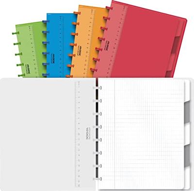 Schrift adoc a5 ruit 4x8mm 144pag 90gr 5 tabbladen | 10 stuks Schrift adoc a5 ruit 4x8mm 144pag 90gr 5 tabbladen | 10 stuks