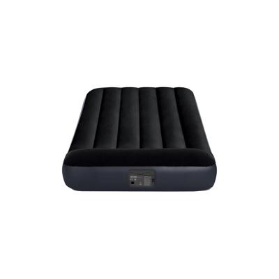 Intex 64146 pillow rest classic twin luchtbed + pomp 99x191x25 cm zwart