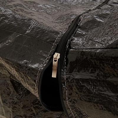 Opbergtas voor kerstbomen 135x40x55 cm polyetheen zwart