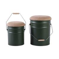 Leitmotiv Stool Set Buckets Jungle Green - thumbnail