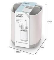 Joseph Joseph Easy-Store Tandenborstelhouder Klein - Wit / Grijs - thumbnail