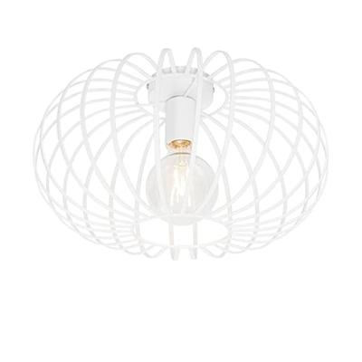 QAZQA Design plafondlamp wit 39 cm - Johanna QAZQA Design plafondlamp wit 39 cm - Johanna