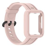 Siliconen sportband met case - Roze - Xiaomi Redmi Watch 2 (Lite) - thumbnail