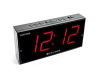 Digitale Wekker met Snooze Functie - Dual Alarmklok - Groot Rood Display - Strak Design (HCG006) - thumbnail