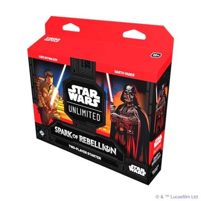 Star Wars: Unlimited TCG Spark of Rebellion 2-Player Starter Pack Star Wars: Unlimited TCG Spark of Rebellion 2-Player Starter Pack