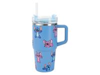 RVS drinkfles 590 ml (Stitch) - thumbnail
