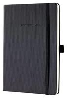 Notitieboek Sigel Conceptum Pure A6 194blz 80gr lijn zwart | 5 stuks - thumbnail