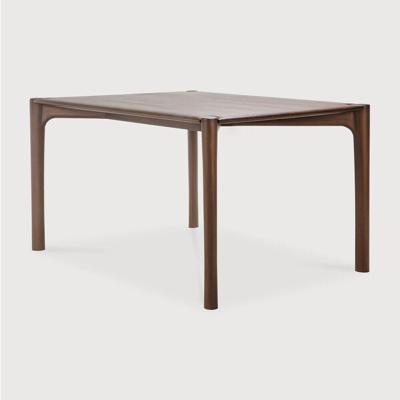 Ethnicraft Eettafel 'PI' Gevernist Teakhout, 140 x 80cm, kleur Bruin Ethnicraft Eettafel 'PI' Gevernist Teakhout, 140 x 80cm, kleur Bruin