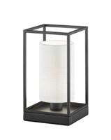 Fischer & Honsel Landelijke tafellampGilli witte kap - 50577 - thumbnail