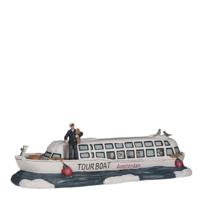 Tour boat l26xw9,5xh8 cm kersthuisje Luville - Luville - thumbnail