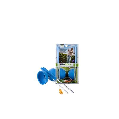 Angeltoys Diabolo rubber/metalen stokjes (blauw)