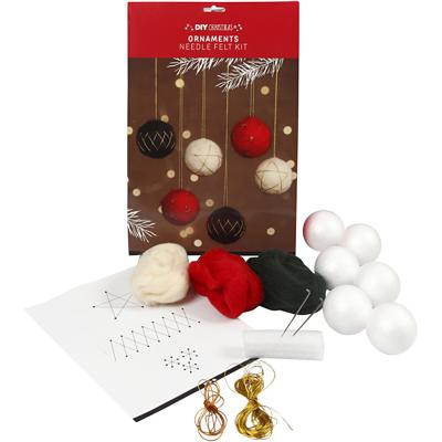 Creativ Company Kerstballen, d 6 cm, 6 stuk/ 1 doos