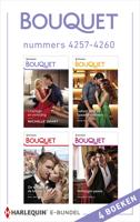 Bouquet e-bundel nummers 4257 - 4260 - Michelle Smart, Pippa Roscoe, Kali Anthony, Amanda Cinelli - ebook - thumbnail