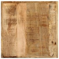 Bartafel 55x55x107 cm massief mangohout en ijzer - thumbnail