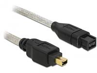 Delock 82588 Kabel FireWire 9-pins male > 4-pins male 1 m - thumbnail