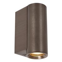 Lucide DUPLA - Wandspot / Wandlamp - 1xGU10 (MR11) - Koffie - thumbnail