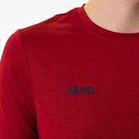 JAKO 6129 T-Shirt Premium Basics - Rood Gemeleerd - S - thumbnail