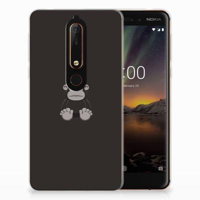 Nokia 6 (2018) Telefoonhoesje met Naam Gorilla Nokia 6 (2018) Telefoonhoesje met Naam Gorilla