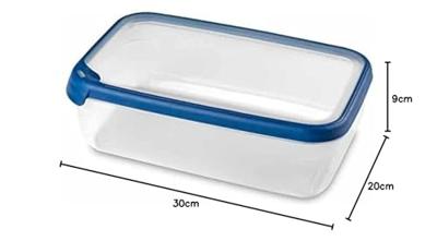 Curver Grand Chef Vershoudbak Rechthoek 4L Transparant/Donkerblauw Curver Grand Chef Vershoudbak Rechthoek 4L Transparant/Donkerblauw