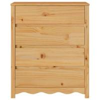 Ladekast Drammen Eiken 76.5 x 40 x 91 cm Massief grenenhout - thumbnail