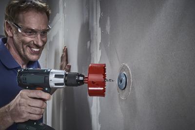 Wolfcraft Hulpstuk | Voor het vergroten van gaten met een gatenzaag | Ø35-51mm | 1 stuk - 5950000