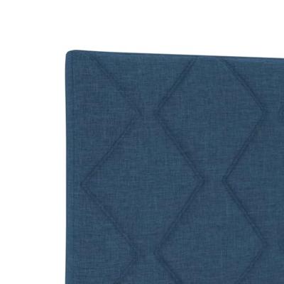 Stoffen Hoofdbord Geometrisch met hoofdeinde Blauw 90 cm Stof Stoffen Hoofdbord Geometrisch met hoofdeinde Blauw 90 cm Stof