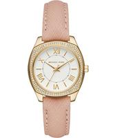 Horlogeband Michael Kors MK2487 Leder Roze 16mm - thumbnail
