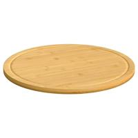 VidaXL Snijplanken 6 st ø30x1,5 cm bamboe - thumbnail