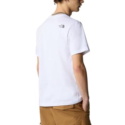 The North Face Mountain Line S/S T-shirt Heren TNF White L
