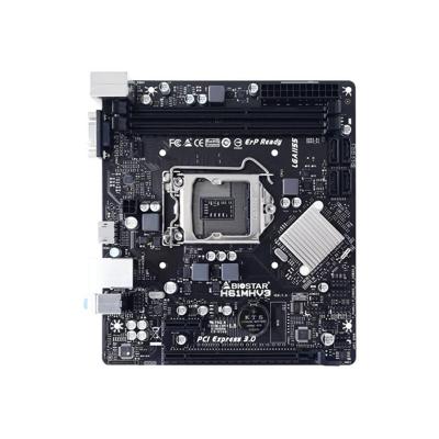 Biostar H61MHV3 moederbord Intel® H61 LGA 1155 (Socket H2) micro ATX