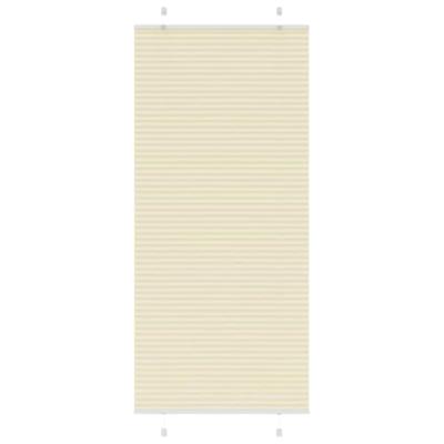 VidaXL Plissé rolgordijn 90x200 cm stofbreedte 89,4 cm polyester crème VidaXL Plissé rolgordijn 90x200 cm stofbreedte 89,4 cm polyester crème