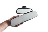 Nextbase Mirror - Full HD 1080p achteruitkijkspiegel dashcam bewakingscamera & spiegel autocamera met GPS, DVR, WiFi & uitgebreid nachtzicht - frontcamera voor bewaking (zwart) - thumbnail