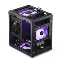 Jonsbo C6 Handle Black Mini-tower Behuizing, Gaming-behuizing, PC-behuizing Zwart - thumbnail