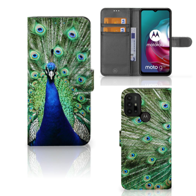 Motorola Moto G10 | G20 | G30 | Telefoonhoesje | Met pasjeshouder | Pauw Motorola Moto G10 | G20 | G30 | Telefoonhoesje | Met pasjeshouder | Pauw