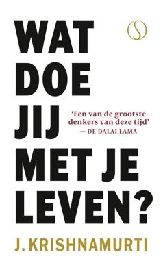 Wat doe jij met je leven? - J. Krishnamurti - ebook