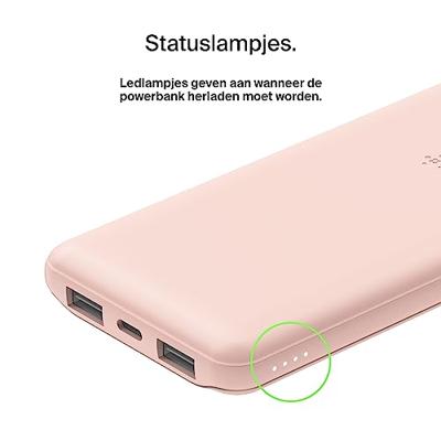 Belkin BoostCharge 3-poorts 10.000 mAh - 15 W powerbank - thumbnail