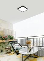 Eglo Vierkante plafonnièreFueva 5 4000K zwart - 30762 - thumbnail