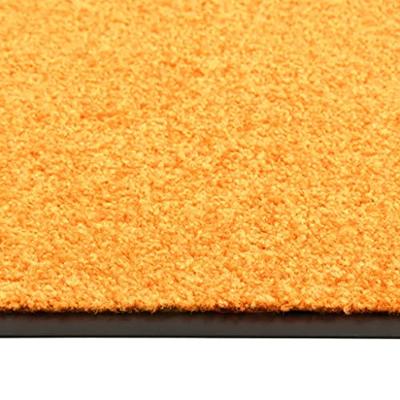 VidaXL Deurmat wasbaar 60x180 cm oranje