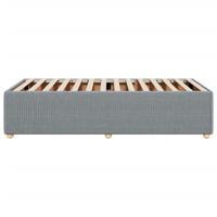 Bedframe zonder matras 90x200 cm stof lichtgrijs - thumbnail