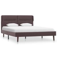 vidaXL Bedframe stof taupe 120x200 cm - thumbnail