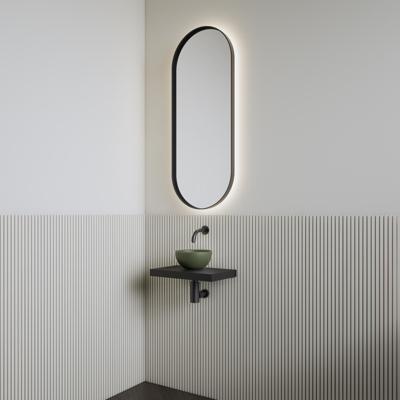 Fonteinset | BWS Leto | Planchet Mat Zwart | Waskom Mat Olijf Groen